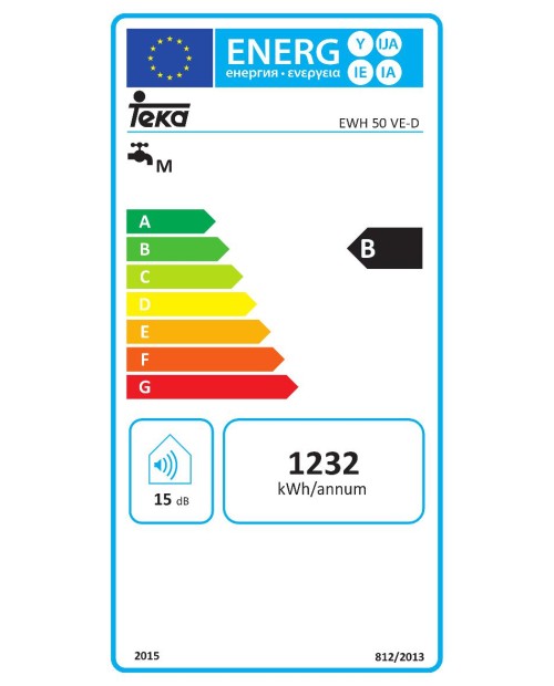 TERMOACUMULADOR TEKA - EWH 50 VE-D - 50 LITROS TERMOACUMULADOR TEKA - EWH 50 VE-D - 50 LITROS