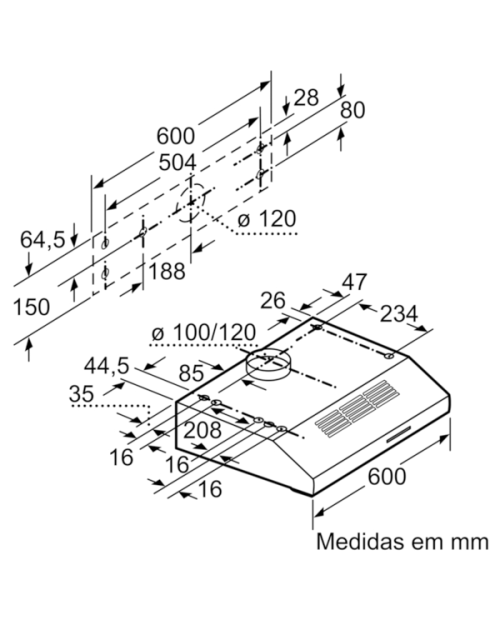 EXAUSTOR BALAY - 3BH263MX - EXAUSTOR BALAY - 3BH263MX -