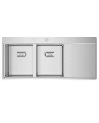 LAVA LOUÇA ESQUERDO ESCOVADO RODI - XERON 116 - L08X2MO2F148A2