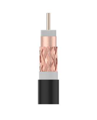 MTS CABO COAXIAL T-100 PLUS ITED2 PRETO TELEVES-(Enc. Min. 100Mts)