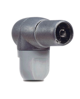 CONECTOR ANGULAR BLINDADO FEMEA 9,5mm TELEVES-(Enc. Min. 25 Unid.)