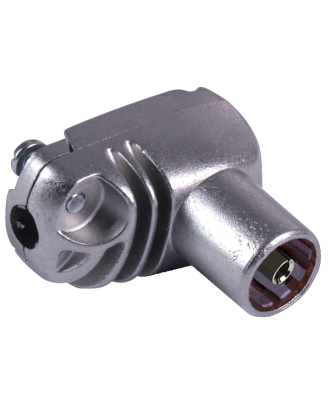 CONECTOR COAXIAL ANGULAR - FÊMEA BLIND. 9,5mm TELEVES