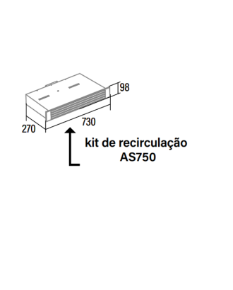 KIT RECIRCULAÇÃO CATA - ZÓCALO AS750