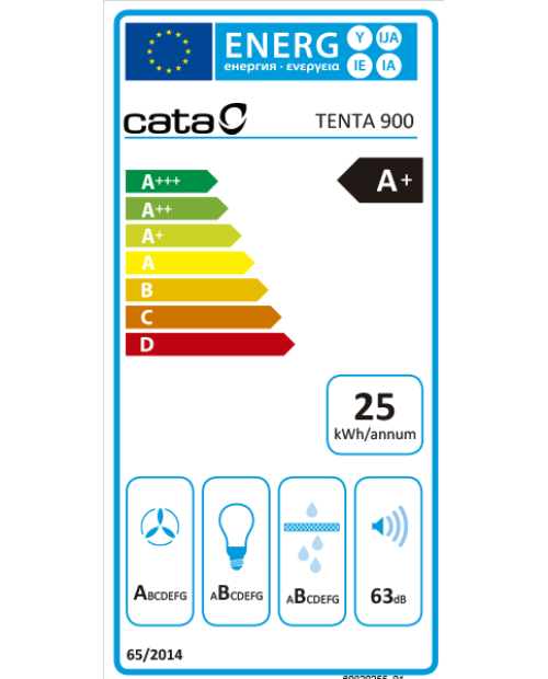 EXAUSTOR CATA - TENTA 900 XGWH EXAUSTOR CATA - TENTA 900 XGWH