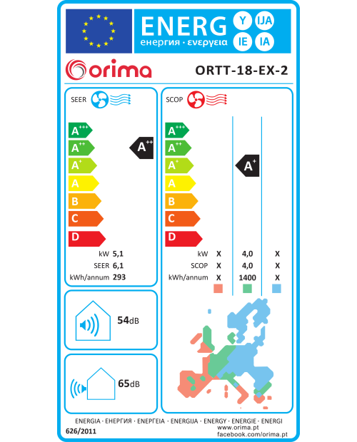 UNIDADE EXTERIOR ORIMA ORTT18EXT2 UNIDADE EXTERIOR ORIMA ORTT18EXT2