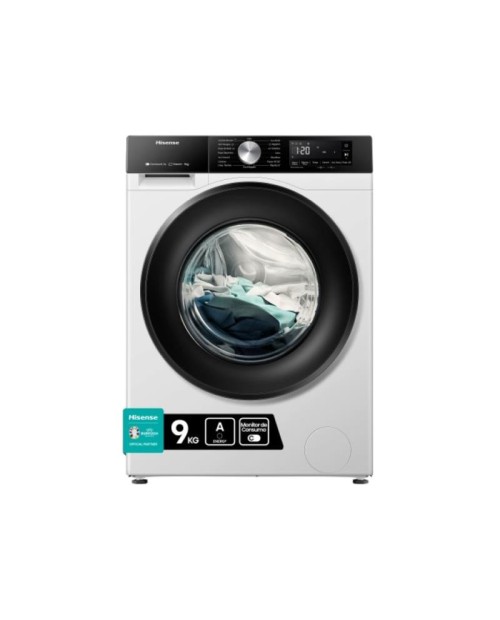 MÁQUINA DE LAVAR ROUPA HISENSE - WF3S9043BW3 MÁQUINA DE LAVAR ROUPA HISENSE - WF3S9043BW3
