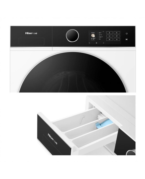 Maquina Lavar Secar Roupa Hisense Wd-5-i-8043-bwf Maquina Lavar Secar Roupa Hisense Wd-5-i-8043-bwf