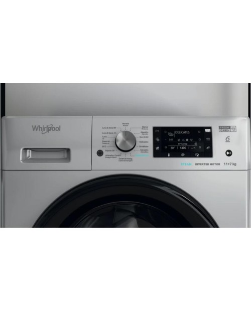 MÁQUINA DE LAVAR E SECAR ROUPA WHIRLPOOL - FFWDD 1174269 SBV SPT MÁQUINA DE LAVAR E SECAR ROUPA WHIRLPOOL - FFWDD 1174269 SBV SPT
