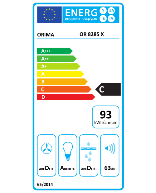 EXAUSTOR ORIMA ORB-8285-X EXAUSTOR ORIMA ORB-8285-X