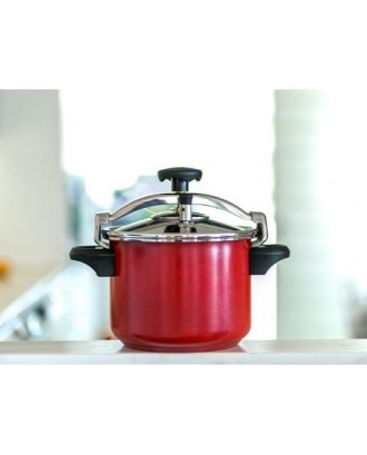 Panela Pressao Silampos Trad 6l S/cesto Vermelha