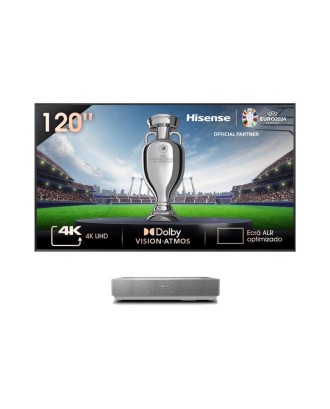 Laser tv c/ Tela Hisense 120-l-5-ha