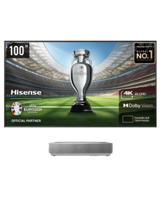 Laser tv c/ Tela Hisense 100-l-5-ha
