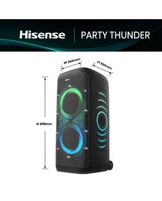 COLUNA SOM HISENSE PARTY THUNDER